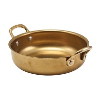 GoldVintageSteelDish